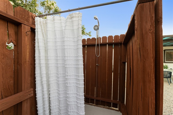 Outdoor shower