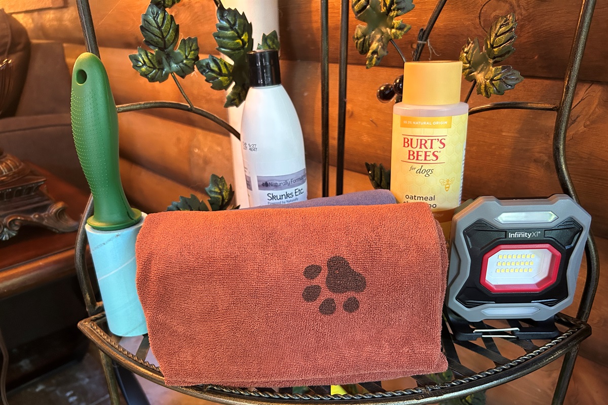 Dog essentials.