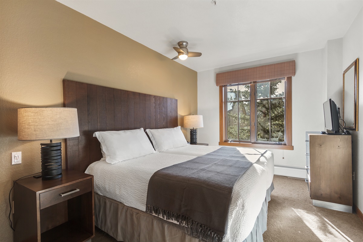 2nd Bedroom - 2 twins or convert to king