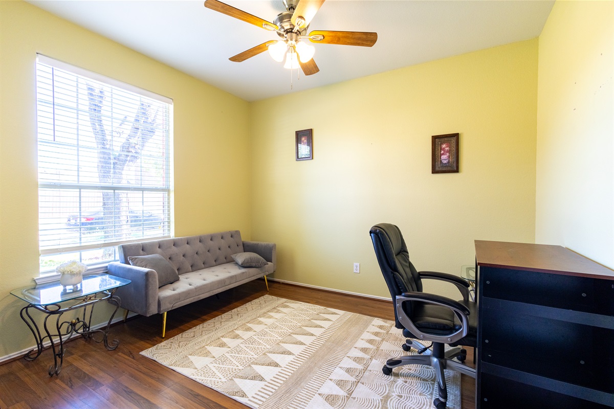 Dedicated work space with Fast Wi-Fi.
