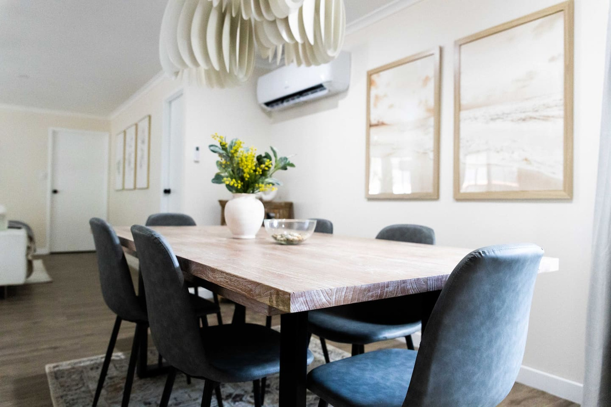 mango wood dinner table