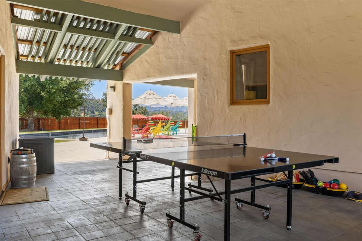 Ping Pong, Corn Hole, Pickleball