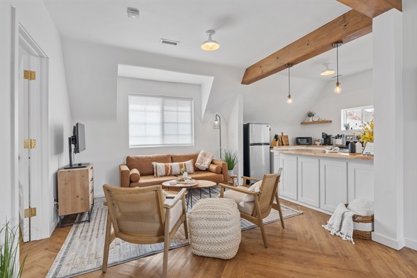 Upstairs Loft living room!