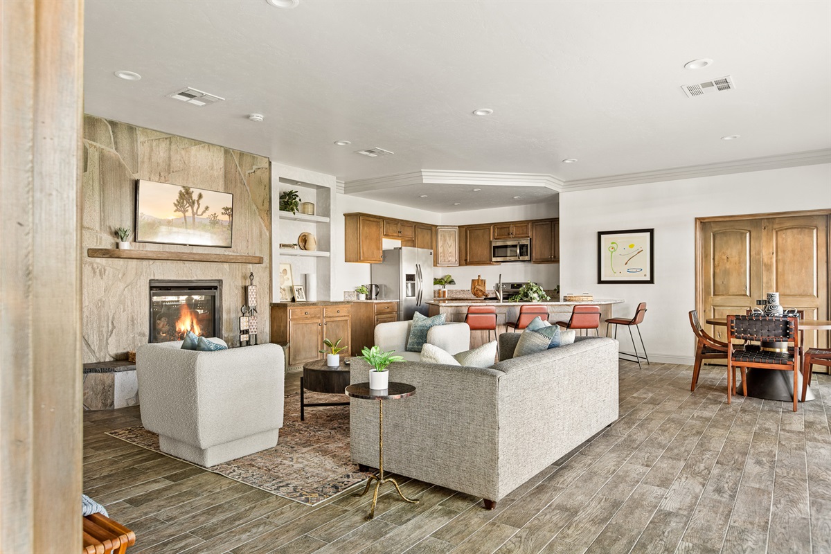 Casita Kitchen & Living room