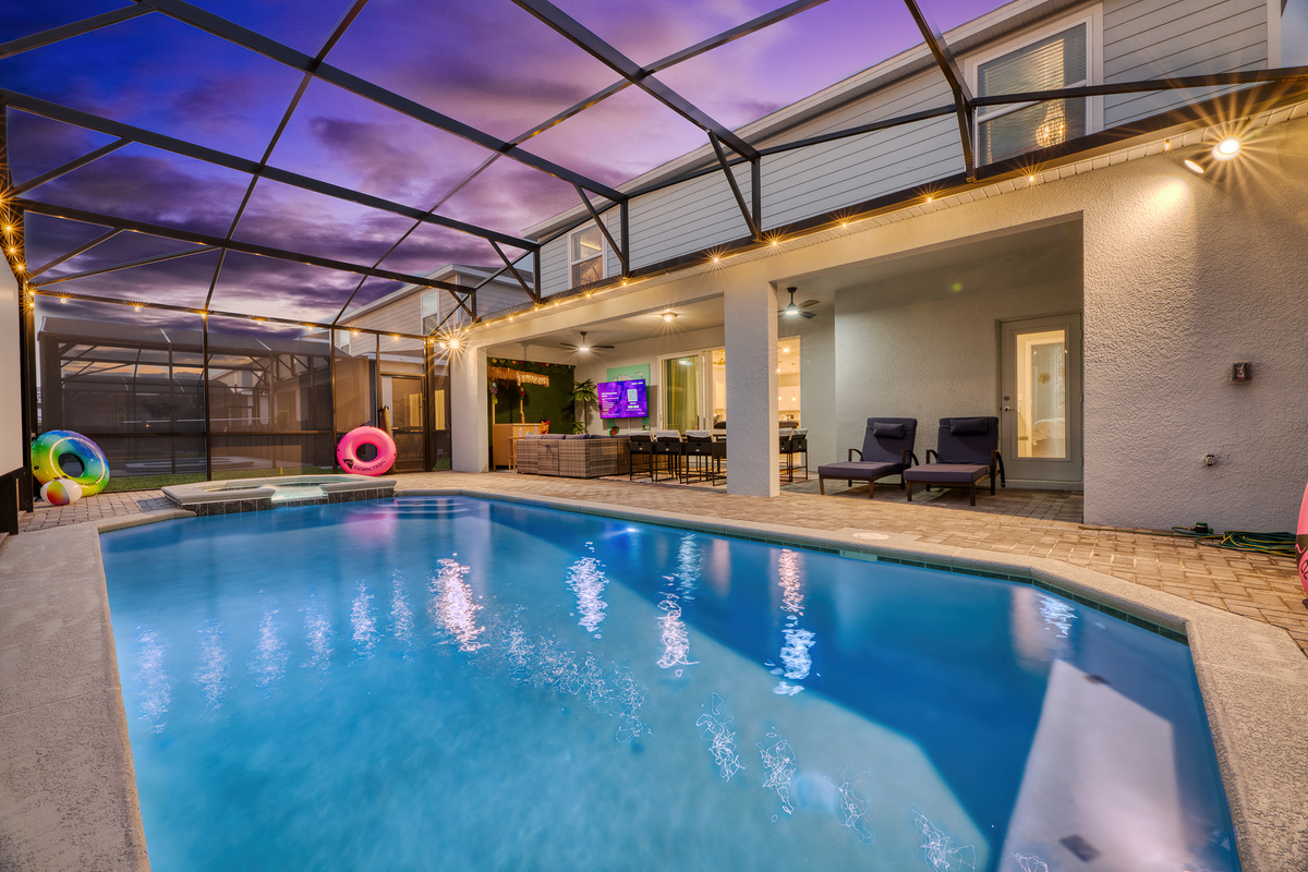 Pool at Night