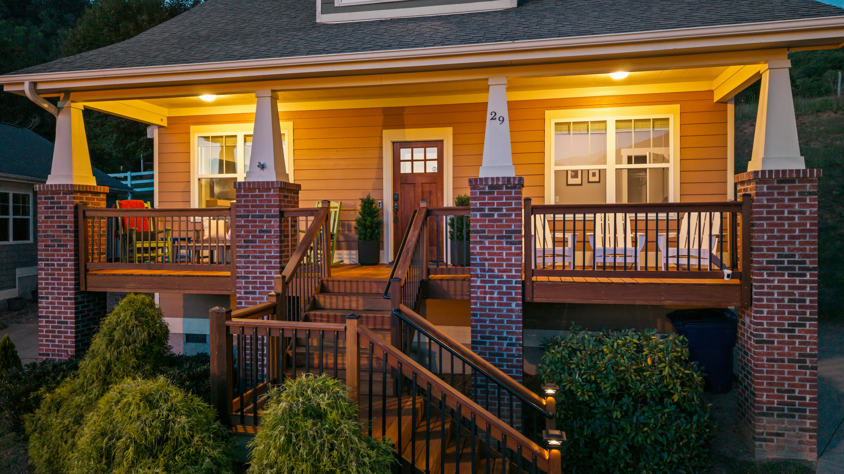 A beautiful Brazilian hardwood Cumaru deck for your enjoyment