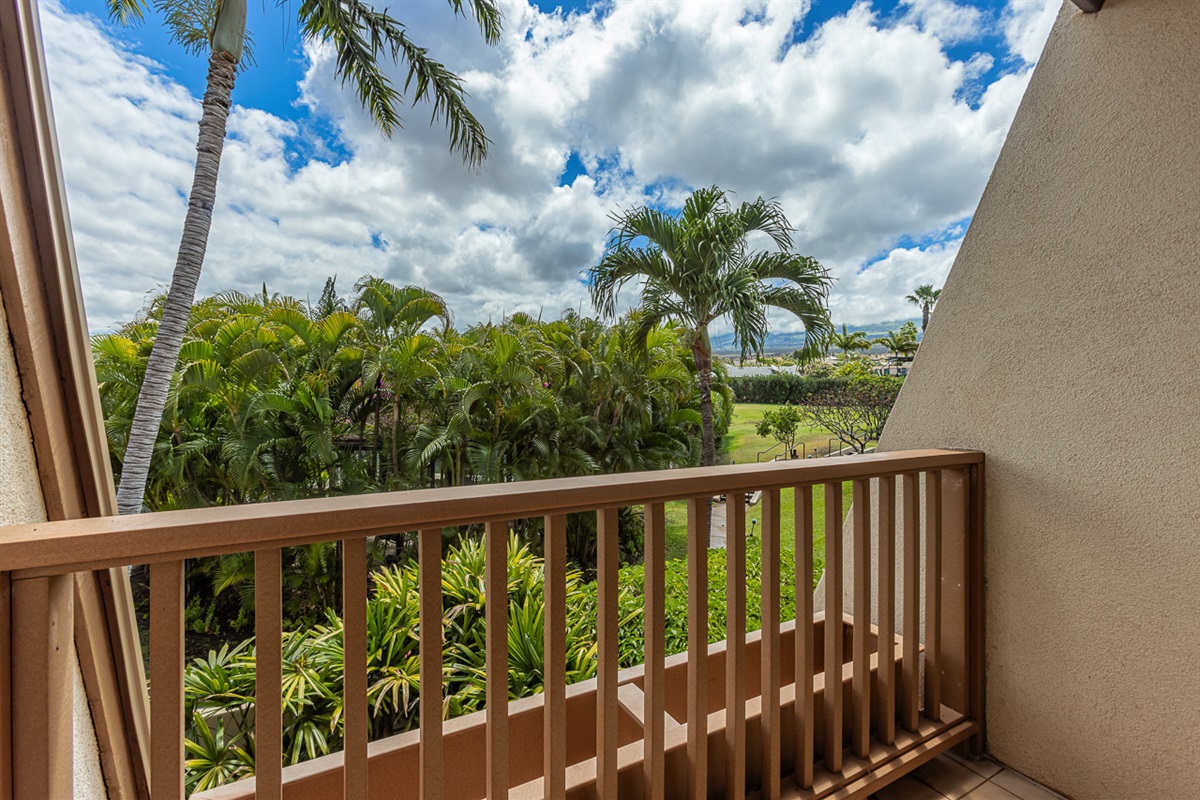 Guest bedroom balcony for fresh morning air