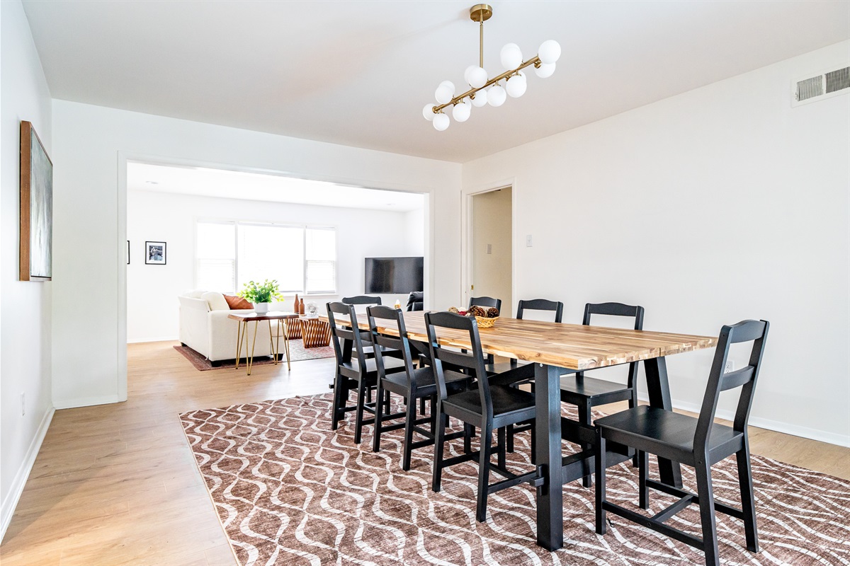 Dining Room with 8-12 person table
