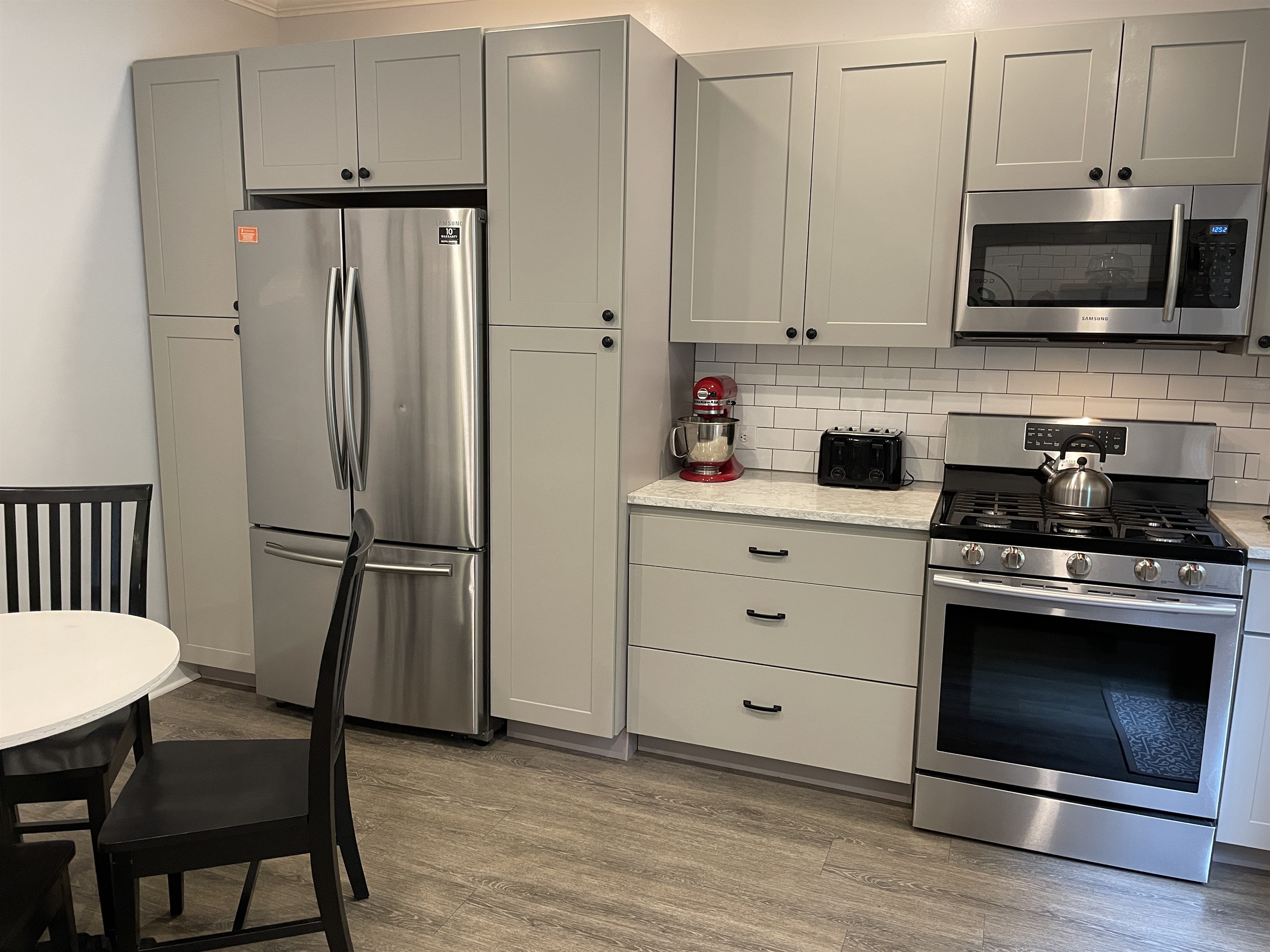 Renovated kitchen