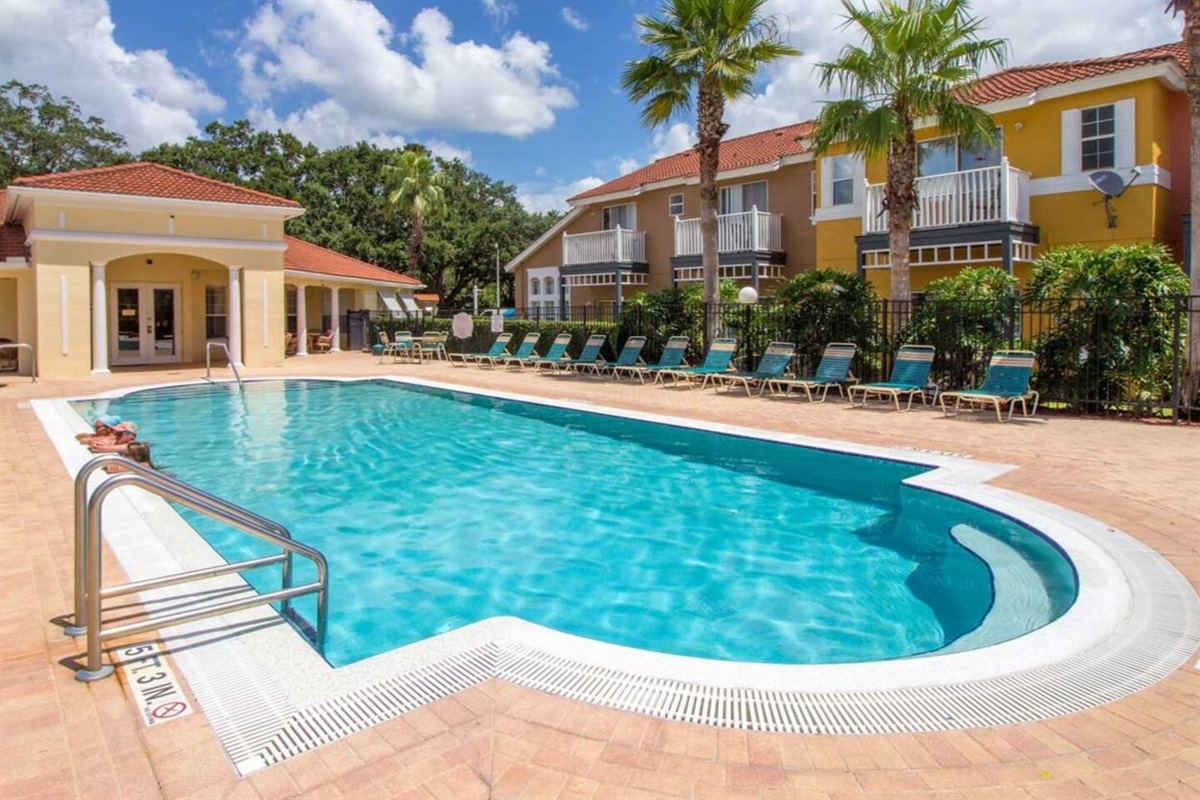 Have fun with the whole family at this comfortable, stylish, and centrally-located place with everything you need right in the area and only 8 miles to Disney! This townhome hosts up to 8 total guests with 4 bedrooms and 3 baths.Free resort Access!