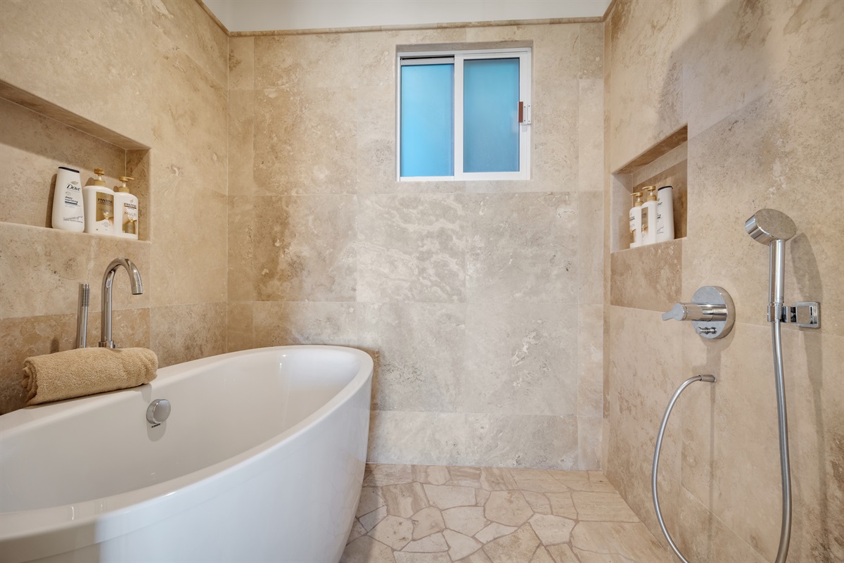 with large bathtub