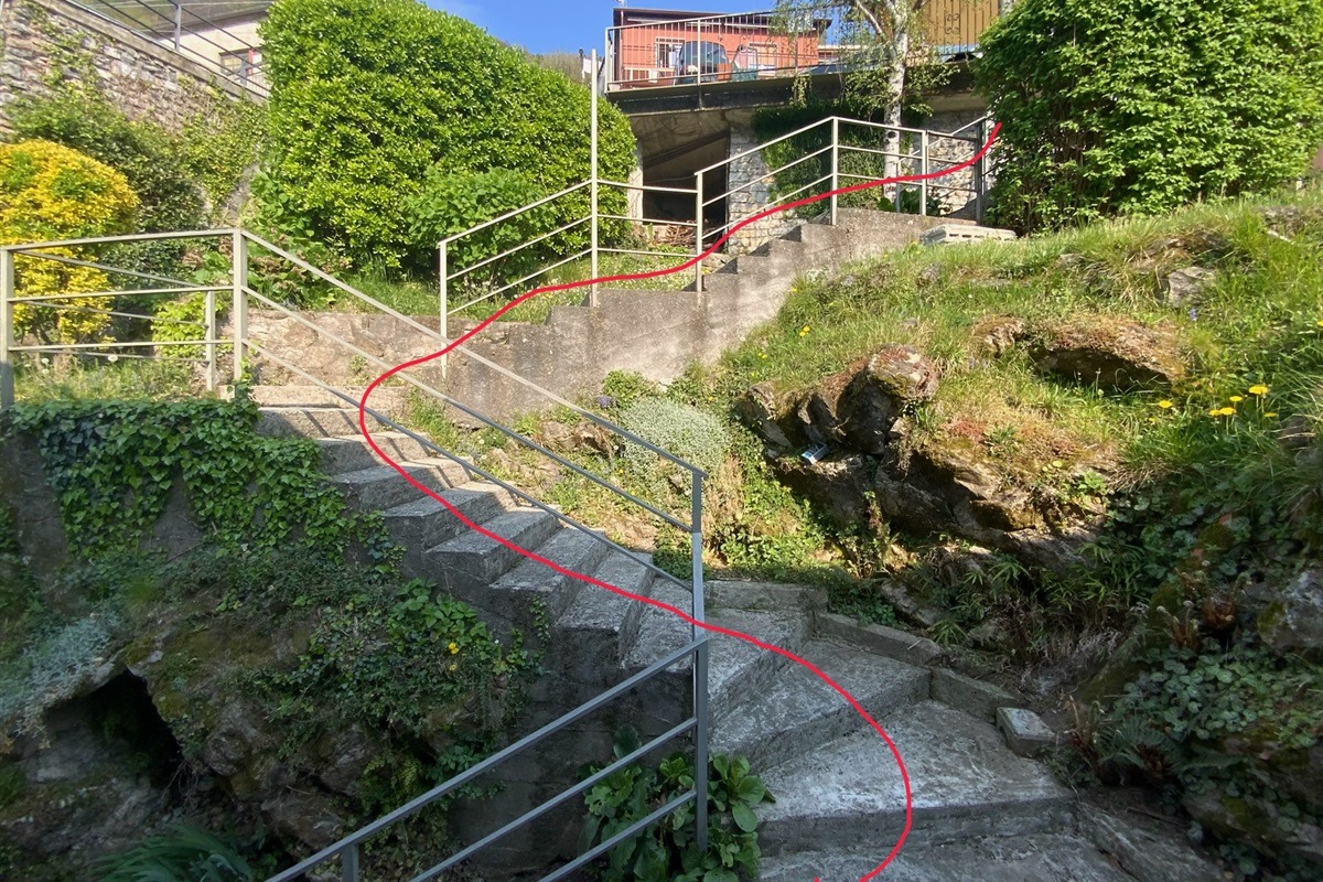 Stairs to the apartment