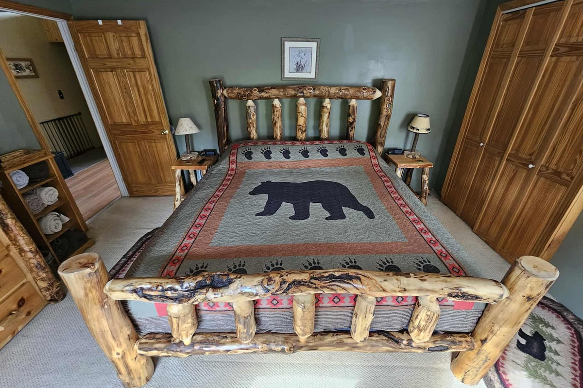 Master Bedroom with California King Bed