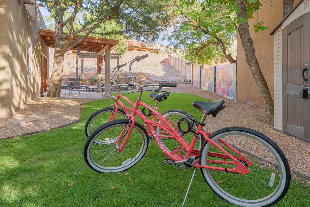 Adult loaner bikes available