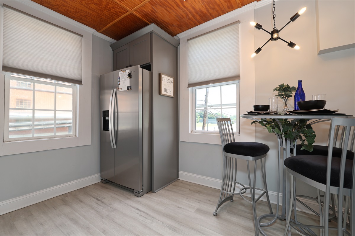 Kitchen and dining nook