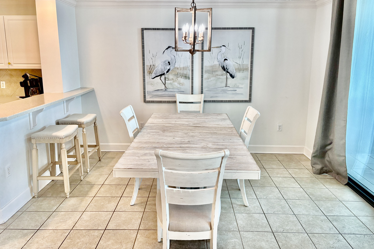 Beautiful, spacious dining area!