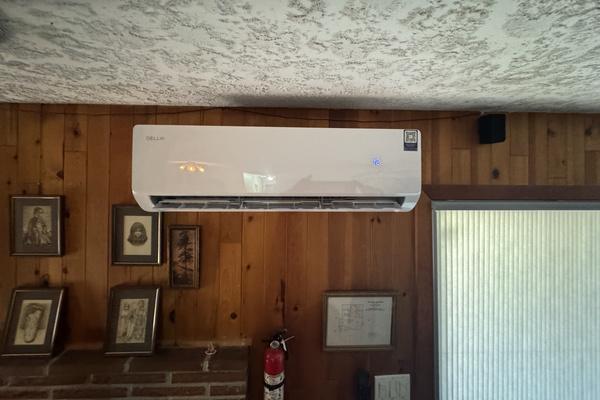 New heating/cooling unit in the living room