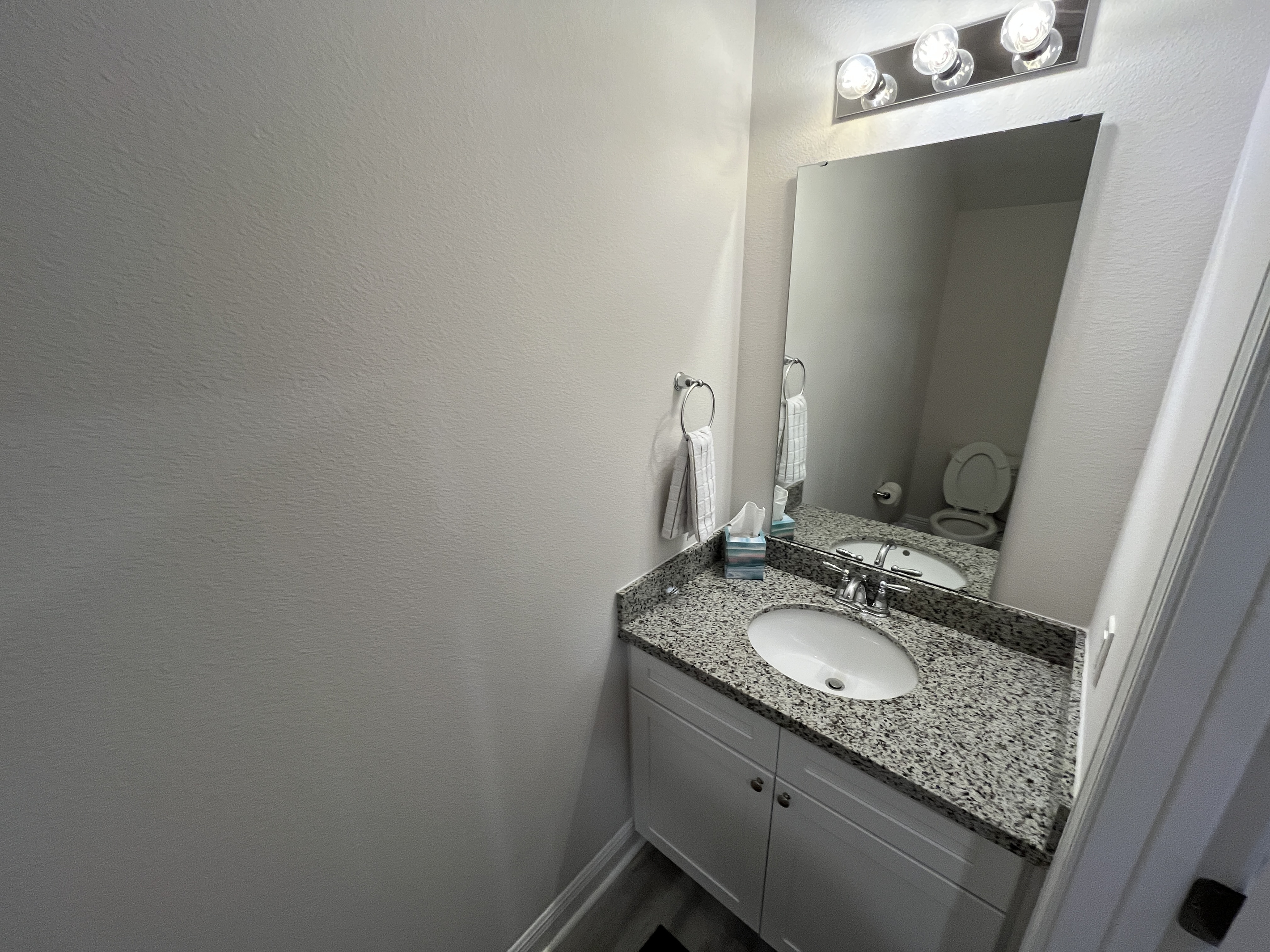 Main floor half bath