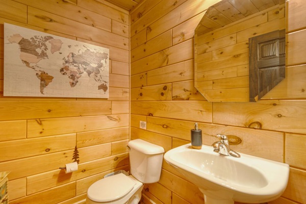 Half bath on main floor