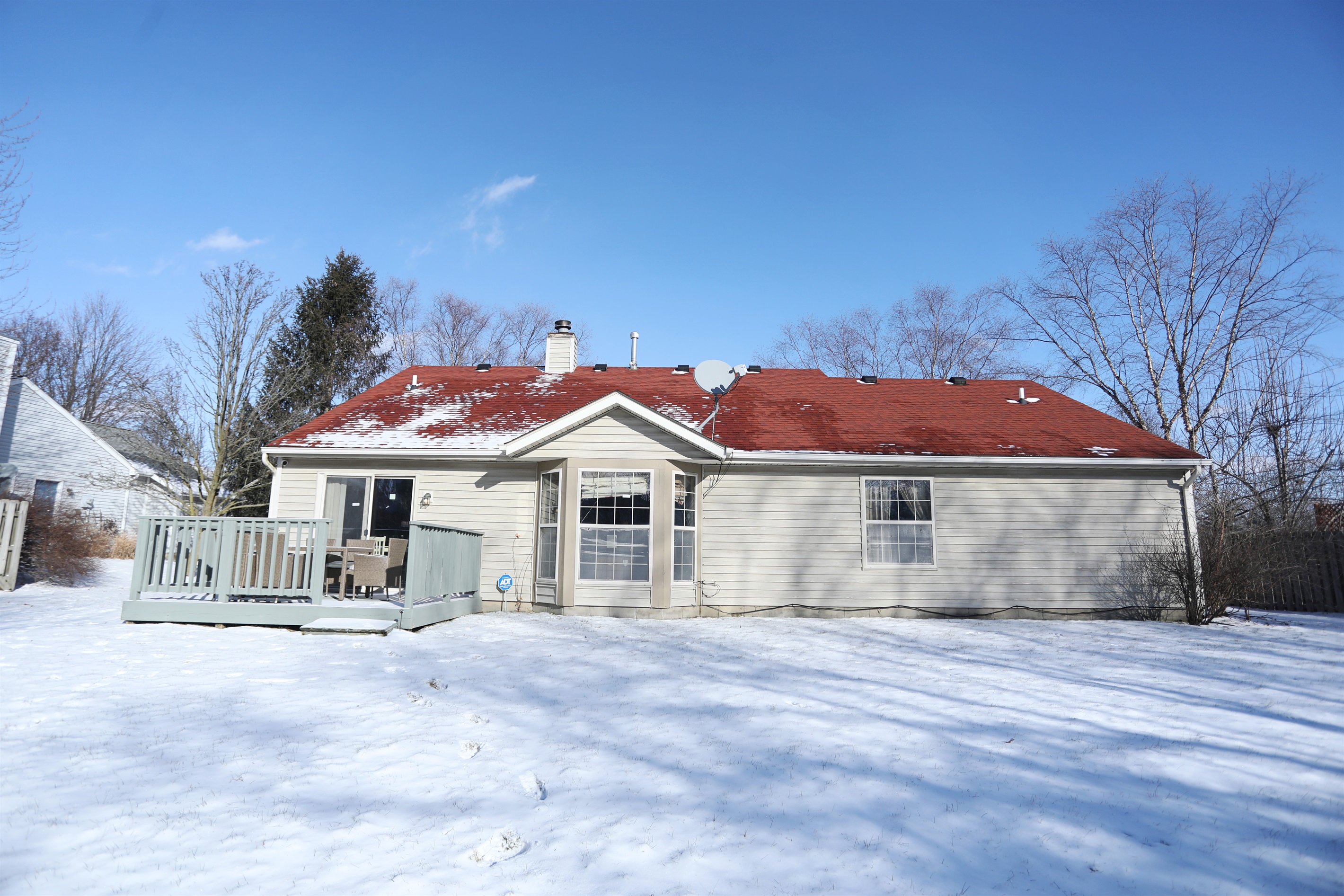 Back of house from backyard