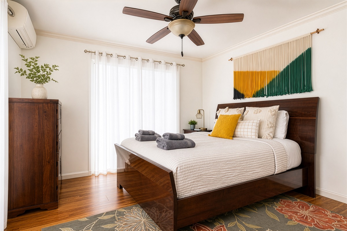 Queen Bedroom | Interior decor and finishes may vary from final remodel