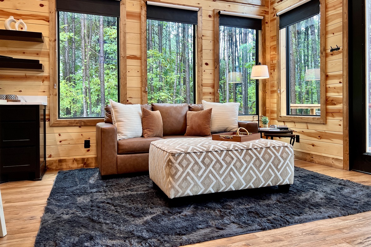 Cozy couch for those lazy days.