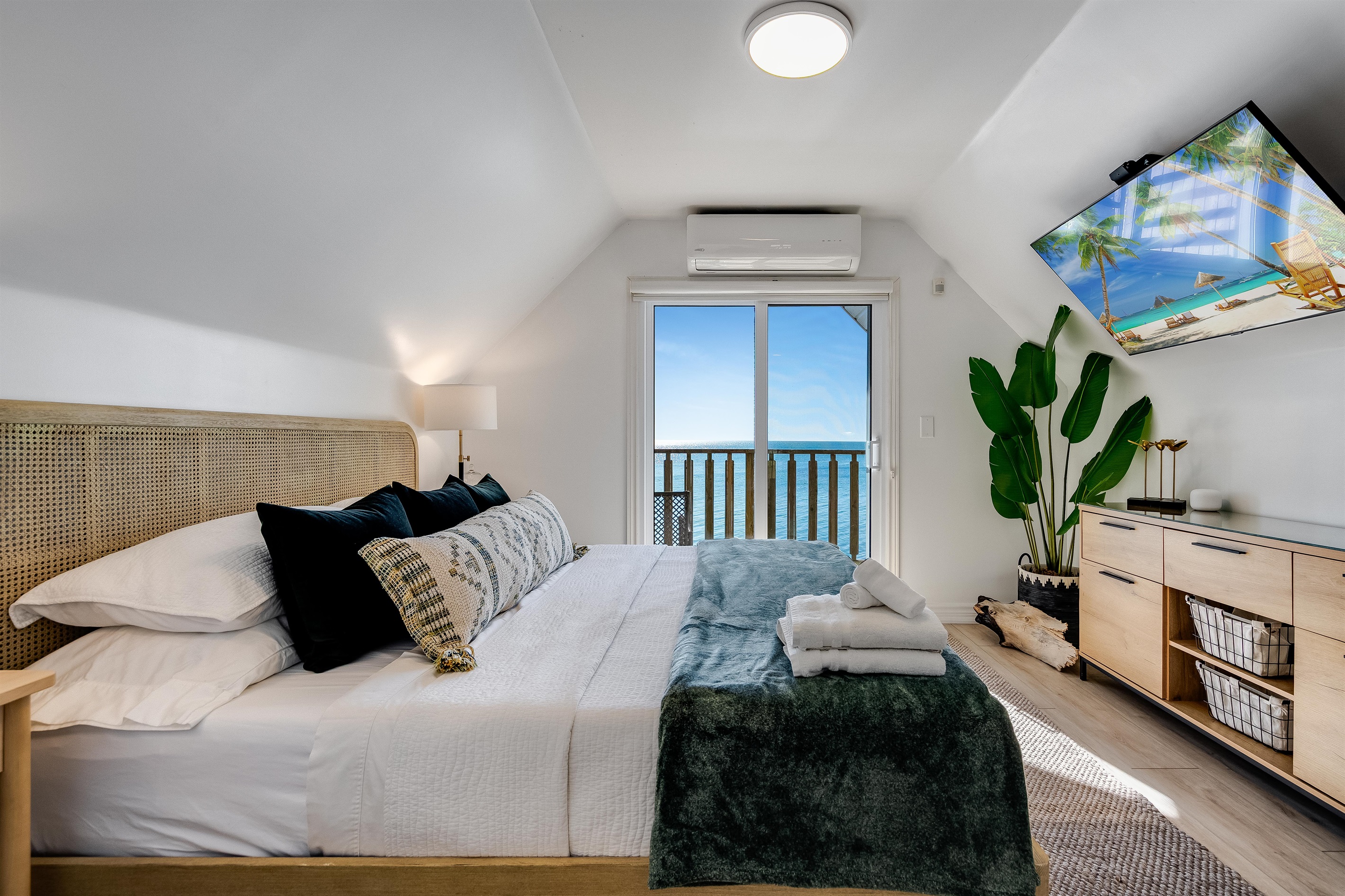 Top Floor master bedroom with ensuite and private balcony