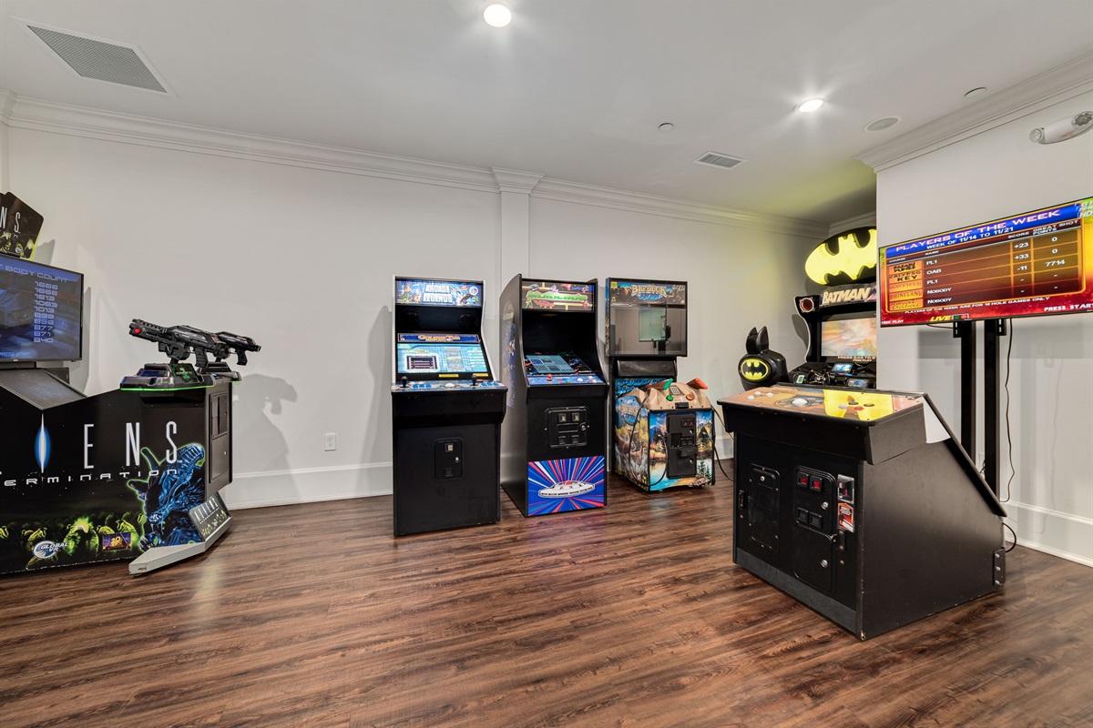 Fun for all ages! Our onsite game room is packed with classic arcade favorites like air hockey, foosball, and more, providing the perfect place for a little friendly competition.
