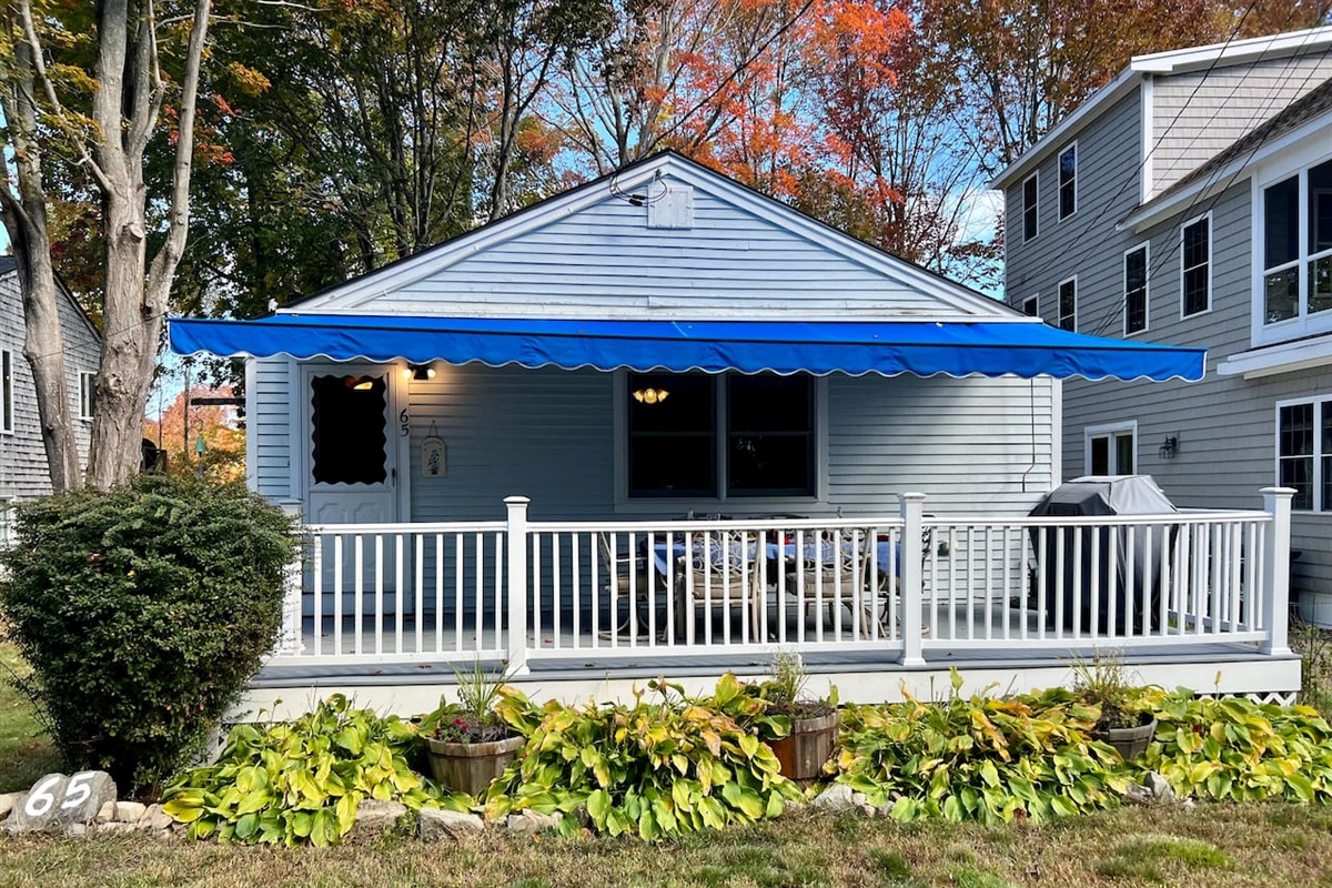 Back view of property