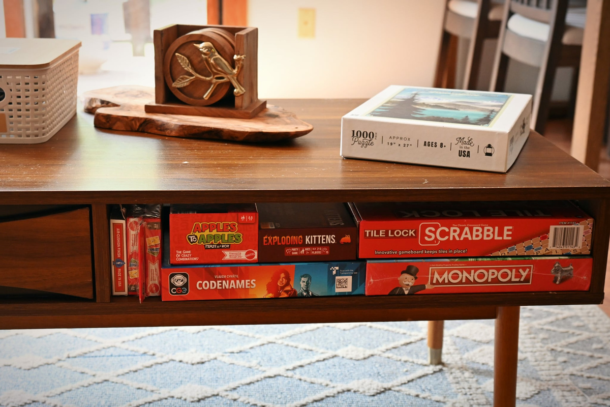 Enjoy a cozy night with our board game selection!