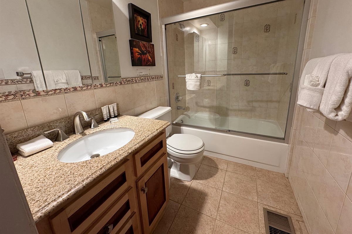 Full bathroom on main level