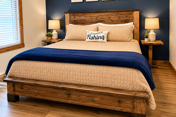 King bedroom on Main level