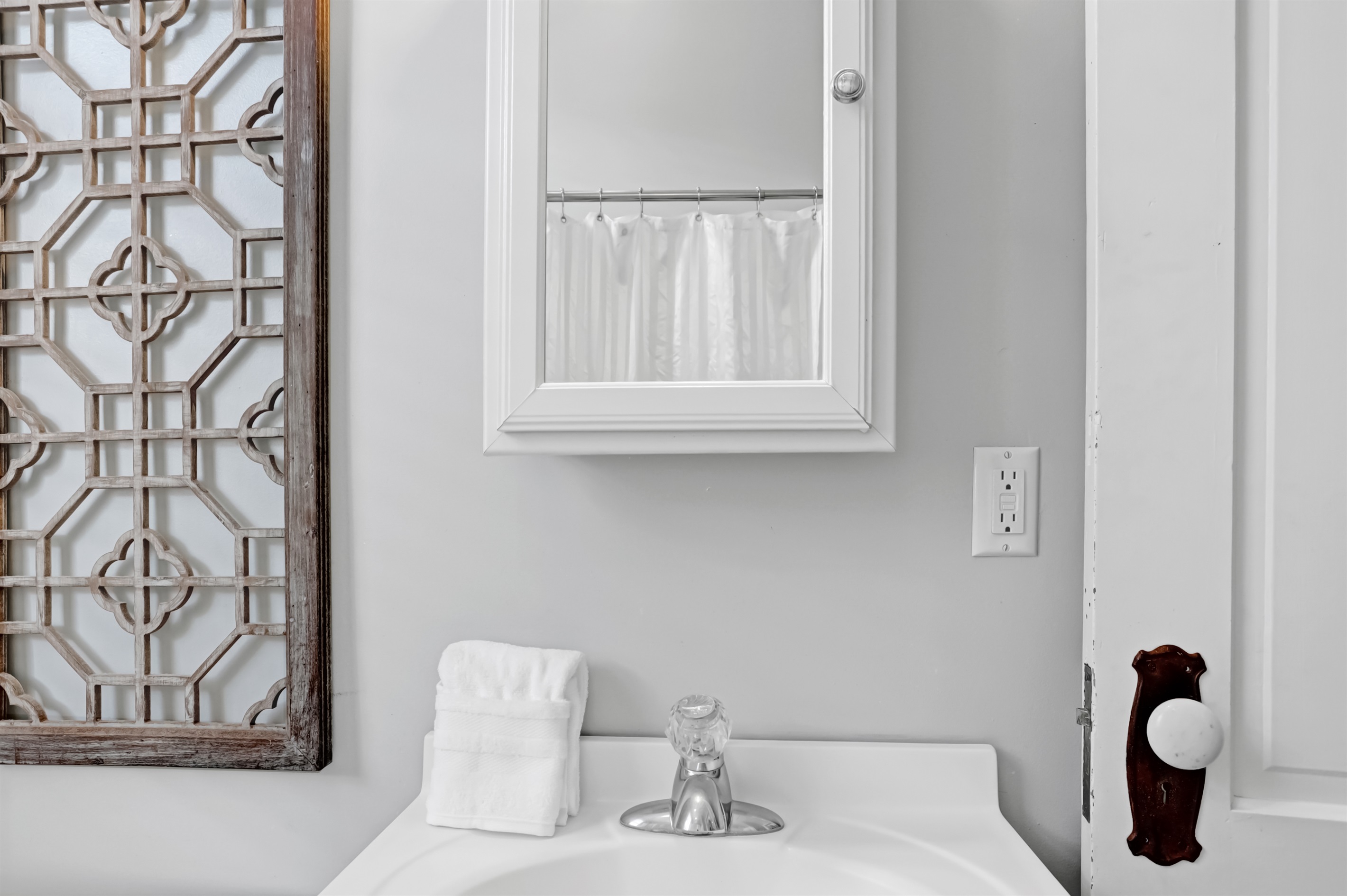 Bright and functional—your private space to unwind and get ready.