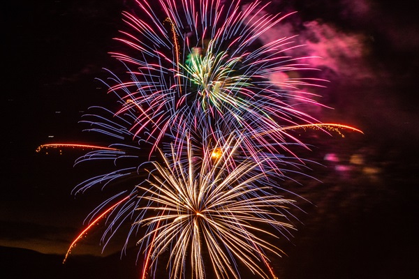 Previous Grand Lake 4th of July Fireworks from the Upper Deck
