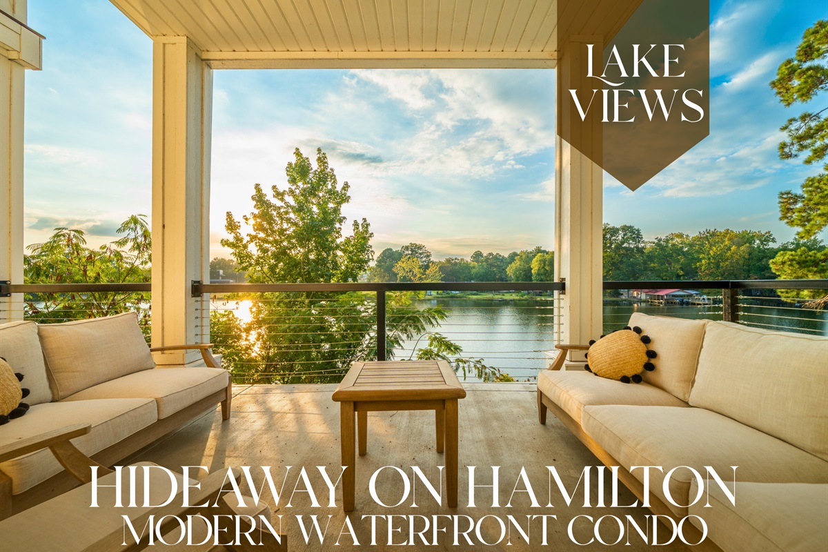Hideaway on Hamilton &ndash; your modern lakefront retreat with breathtaking scenery.