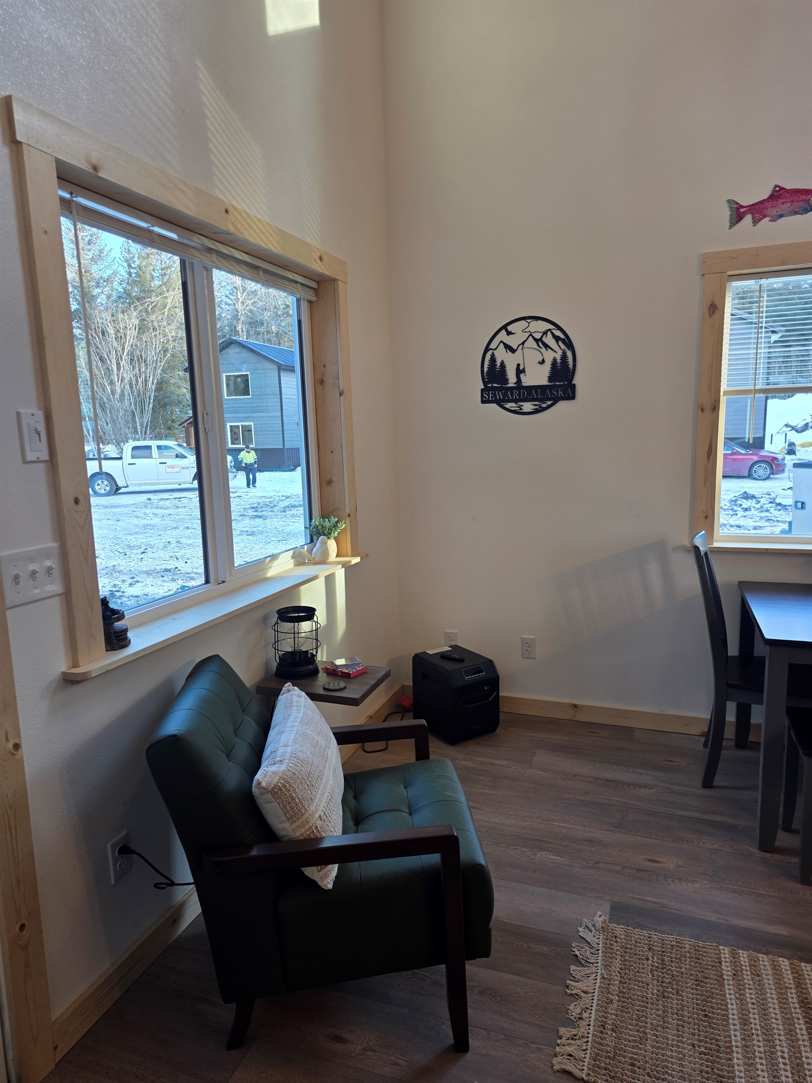 Main floor seating area.