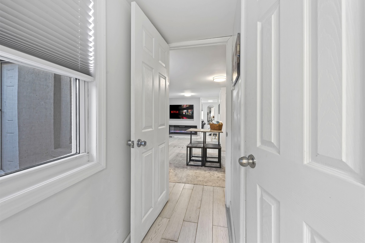 Step out of the bedroom and ease naturally into the living space with a layout that just flows.