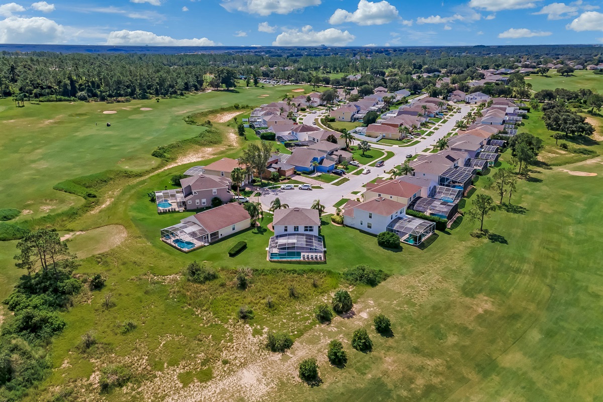 And there is our villa front and center!