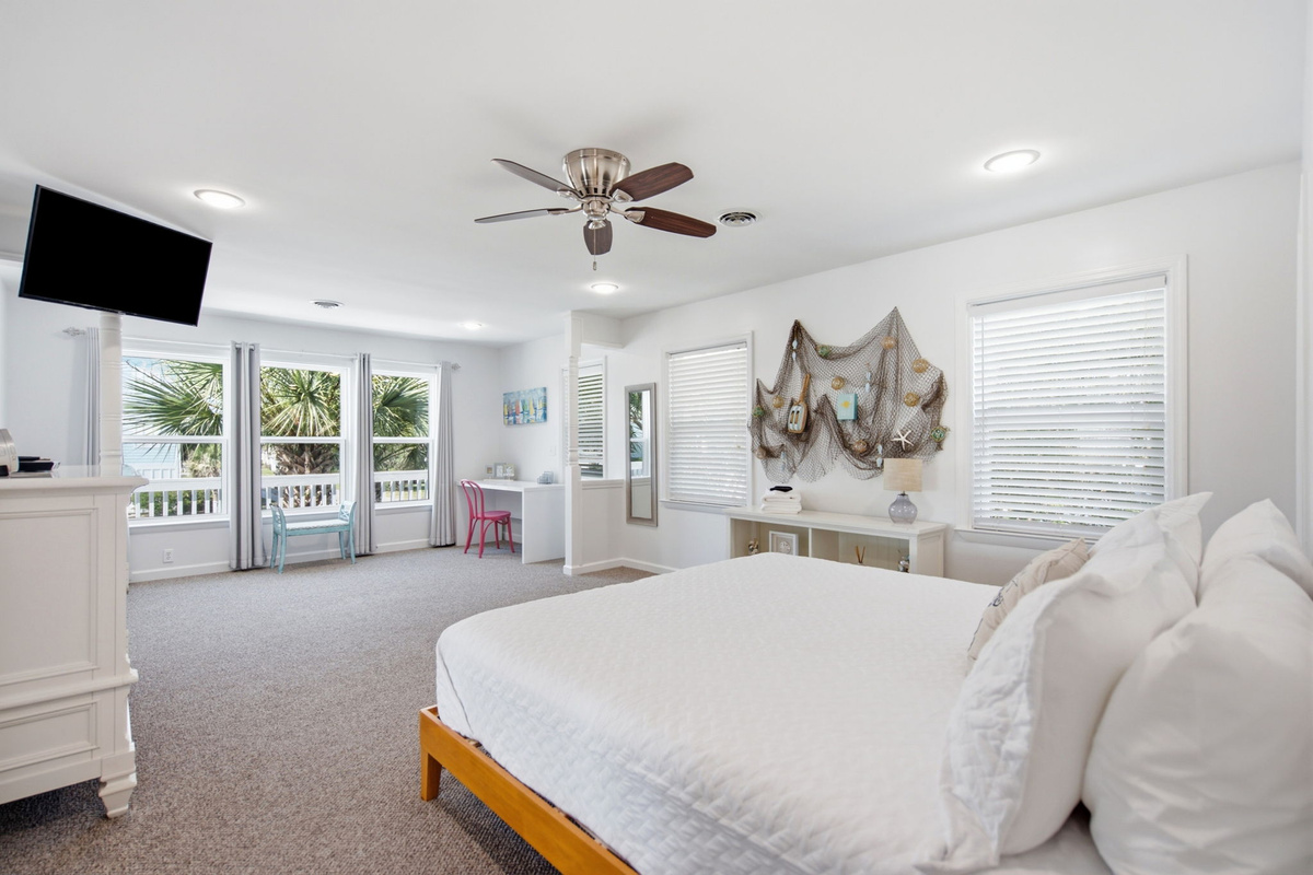 Enjoy views from bed