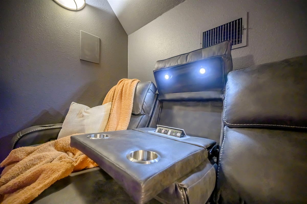 Movie-night throne &mdash; built-in lights + extra cozy vibes 🎬