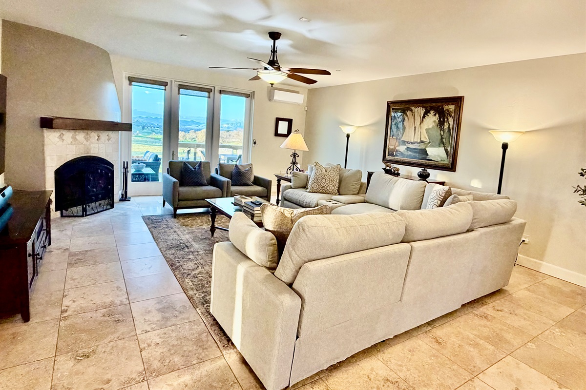 Plenty of seating for your group to enjoy the views.