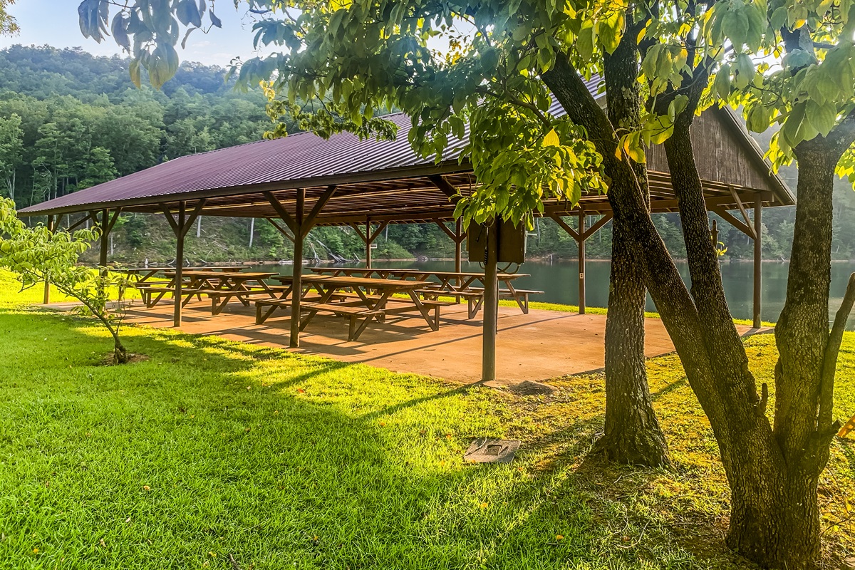 Neighborhood picnic tables 