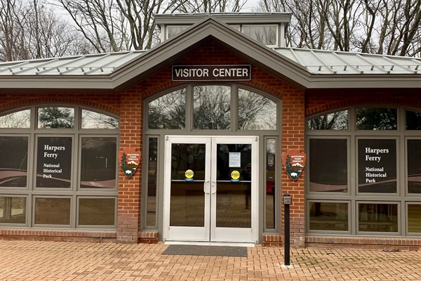 This is the Visitor’s Center of Harper’s Ferry National Historical Park. There is a great park store, & free bus tours with interpretation by rangers & volunteers. 