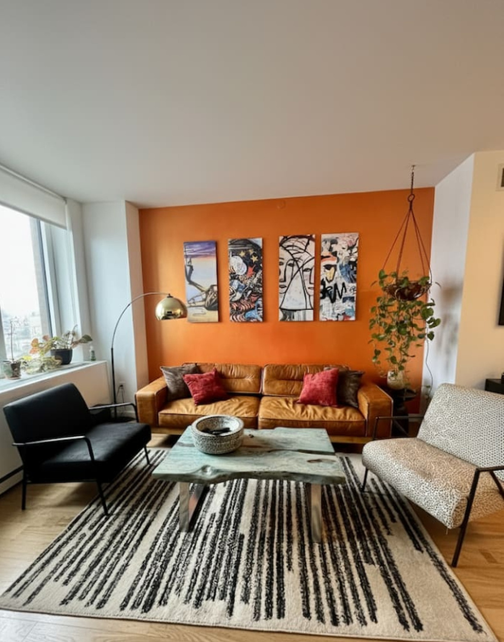 Living room lounge — Lower East Side rental, Downtown Manhattan