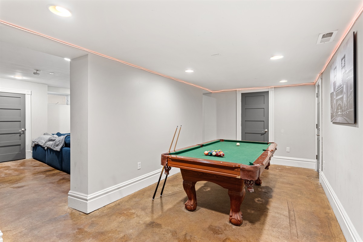 Challenge your group to a game of pool before heading out for a night in St. Louis.