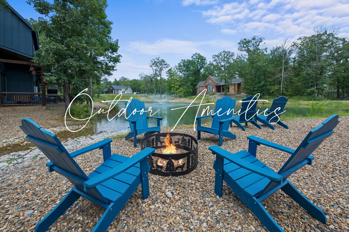 Gather around the fire pit for s'mores and stories under the stars – our Outdoor Amenities are perfect for making memories.