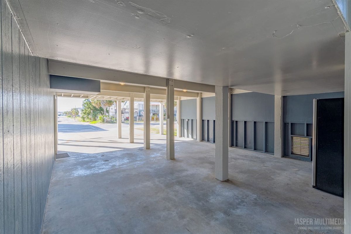 - Parking: Free parking up to 3 vehicles - reserved in-line open carport & driveway parking with sign "A" located on the left side of driveway/carport.