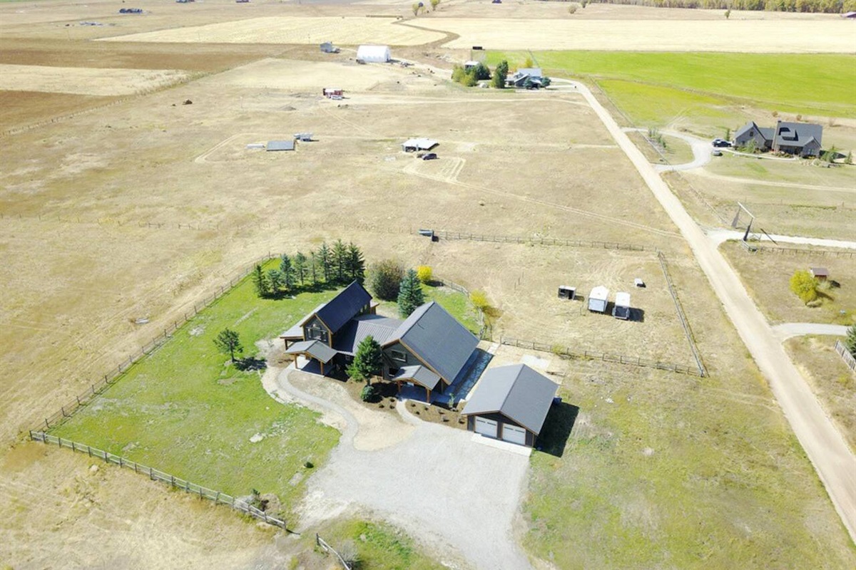 Surrounded by open skies and beautiful countryside views, the home is truly a peaceful retreat.