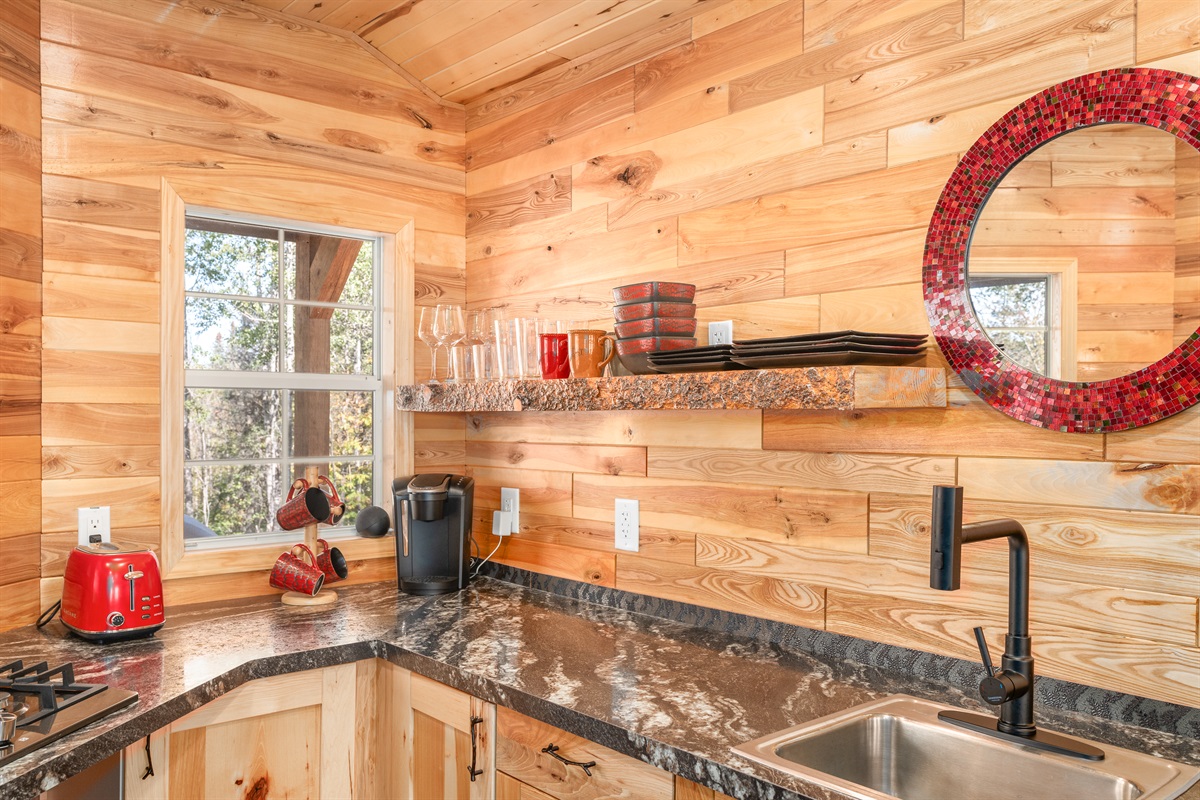 Pine Cabin - Kitchenette