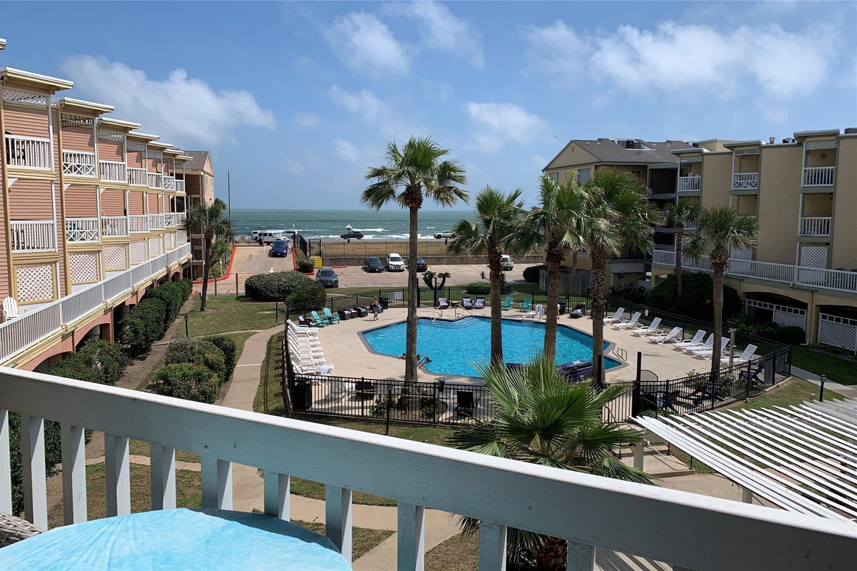 Check out the view from our private balcony